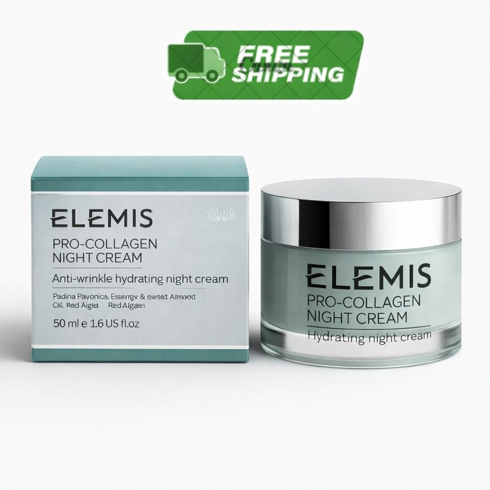 ELEMIS Pro-Collagen Night Cream 50ml Anti-Wrinkle Hydrating Luxury Skincare NIB